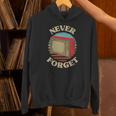 Retro TV Never Forget Nostalgia Vintage Unisex Hoodie