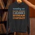 Running On Fractal Burning Social Introvert Humor Vintage Unisex Hoodie Running On Fractal Burning Social Introvert Humor Vintage Unisex Hoodie
