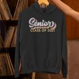 Senior 2021 Grad Shirt Retro 2021 Graduation Unisex Hoodie