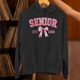 Senior 2026 Coquette Pink Bow Class Of 2026 Graduation Girls Unisex Hoodie