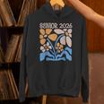 Senior 2026 Retro Groovy Flowers Graduation Unisex Hoodie