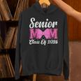 Senior Mom Class Of 2026 Pink Coquette Bow Graduation Unisex Hoodie