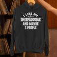 Sheepadoodle Fur Parent Sheeppoo Lover Dog Owner Introvert Unisex Hoodie