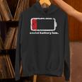 Social Battery Low Introvert Unisex Hoodie Social Battery Low Introvert Unisex Hoodie