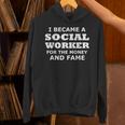 Social Worker Graduation Men Women Social Worker Unisex Hoodie