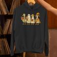 Spooky Halloween Book Lover Halloween Reading Goose Unisex Hoodie