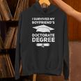 I Survived My Boyfriend's Doctorate Degree Graduation Unisex Hoodie