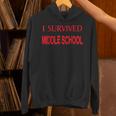 I Survived Middle School Graduation Shirt T-Shirt Unisex Hoodie