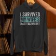 I Survived My Wife's Masters Degree Graduation Friends Unisex Hoodie