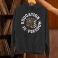 History Education Is Freedom Books Teach Black History Unisex Hoodie