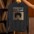 Unapologetically MSW-Ish Student Graduation Afro Unisex Hoodie