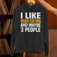 Video Editor Introvert Editing Production Filmmaking Job Unisex Hoodie Video Editor Introvert Editing Production Filmmaking Job Unisex Hoodie
