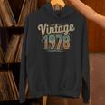 Vintage 1978 Retro Year Groovy 70s For Dad Nostalgia Unisex Hoodie