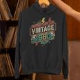 Vintage 1980 Retro Badge Decade Nostalgia Graphic Emblem Unisex Hoodie