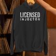 Vintage Licensed Injector Graduation Licensed Nurse Injector Unisex Hoodie
