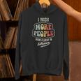 Vintage I Wish More People Were Fluent In Silence Introvert Unisex Hoodie
