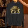 I Wear Gold In Memory Of My Cousin Unisex Hoodie