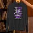 I Wear Purple In Memory Of My Dad Alzheimer's Awareness Unisex Hoodie