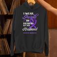 I Wear Purple In Memory Of My Husband Overdose Awareness Unisex Hoodie I Wear Purple In Memory Of My Husband Overdose Awareness Unisex Hoodie