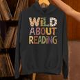 Wild About Reading Book Animal Children's Book Lover Teacher Unisex Hoodie Wild About Reading Book Animal Children's Book Lover Teacher Unisex Hoodie
