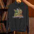 Wild About Reading Books Lovers Novelty Bookworm Library Day Unisex Hoodie Wild About Reading Books Lovers Novelty Bookworm Library Day Unisex Hoodie