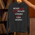 Woman Law Degree Graduation Diploma Party Unisex Hoodie