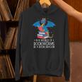 In A World Full Of Bookworms Be A Book Dragon Reading Unisex Hoodie
