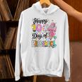 100th Day Of School Teacher Books 100 Days Of Preschool Girl Unisex Hoodie