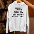 1st First Grade Graduation Tshirt Moving On To 2nd Grade Unisex Hoodie