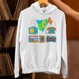80's Vintage Cassette Tape Nostalgia Mixtape Era 1980s Retro Unisex Hoodie