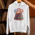 Books Fireworks 4th Of July Bookworm Patriotic Reader Unisex Hoodie Books Fireworks 4th Of July Bookworm Patriotic Reader Unisex Hoodie