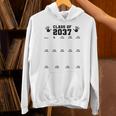 Class Of 2037 Handprint Grow With Me Pre-k Graduation Unisex Hoodie