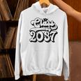 Class Of 2037 Senior Retro 2037 Grad Graduate Graduation Unisex Hoodie