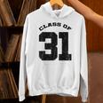 Class Of 31 Date High School Kindergarten Graduation Shirt Unisex Hoodie