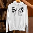 Cow Print Bow And Stethoscope Nurse RN Graduation Coquette Unisex Hoodie