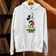 Disney Mickey Mouse Peace Out Totally Retro Graduation Unisex Hoodie