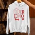 Elder Emo Retro Punk Typography Nostalgia Unisex Hoodie Elder Emo Retro Punk Typography Nostalgia Unisex Hoodie