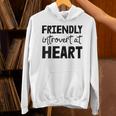 Friendly Introvert At Heart Unisex Hoodie Friendly Introvert At Heart Unisex Hoodie