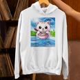 Frutiger Aero Aesthetic Tech Kawaii Ramen Cat Fishes Raglan Baseball Tee Unisex Hoodie Frutiger Aero Aesthetic Tech Kawaii Ramen Cat Fishes Raglan Baseball Tee Unisex Hoodie