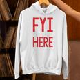 Fyi Introvert Here Raglan Baseball Tee Unisex Hoodie