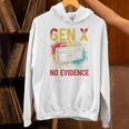 Gen X Lots Of Memories No Evidence Retro Nostalgia Humor Unisex Hoodie