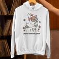 Goose With Books Cute Bookworm Reader Unisex Hoodie