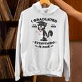 I Graduated Graduate Class 2025 Cat Graduation Unisex Hoodie