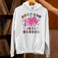 Happy Last Day Of School Coquette Bow Graduation Girls Kids Unisex Hoodie