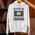 Over The Hill Please Be Patient I'm From The 1900s VHS Premium Tri-Blend Unisex Hoodie