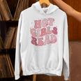 Hot Girls Read Cute Book Lover Reading Club Unisex Hoodie