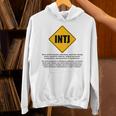 INTJ Warnings Architect Personality Type Introvert Unisex Hoodie INTJ Warnings Architect Personality Type Introvert Unisex Hoodie