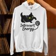 Introvert Energy Cat Love Cat Meme Unisex Hoodie Introvert Energy Cat Love Cat Meme Unisex Hoodie