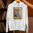 Introvert Homebody Awkward Skeleton The Homebody Tarot Card Unisex Hoodie