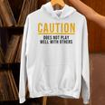 Introverted Does Not Play Well Competitive Athletic Unisex Hoodie Introverted Does Not Play Well Competitive Athletic Unisex Hoodie